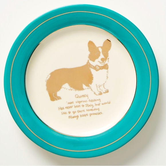 Dog Biography Walter Canape Plates set of 4 - Picture 3 of 16